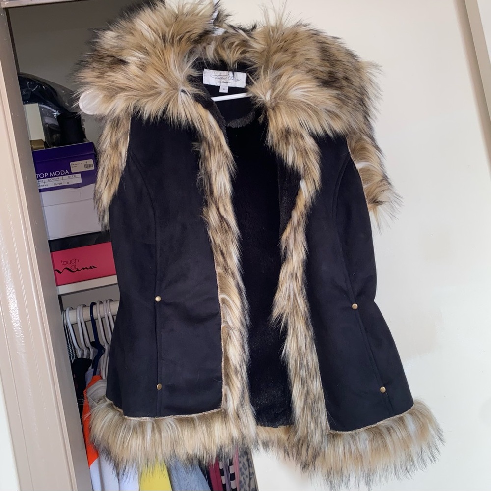 Tasha Polizzi Faux Fur Vest